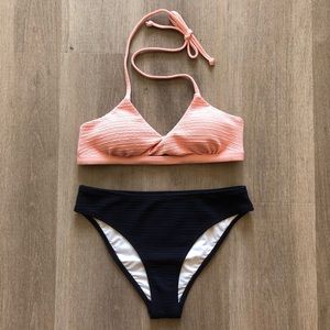Cupshe bikini (pink & navy)